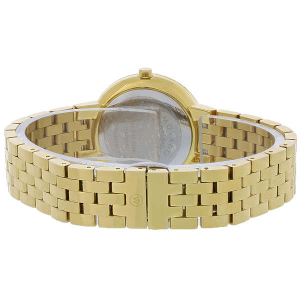 Movado Museum Women's Gold Tone Stainless Steel Quartz Watch 0607847