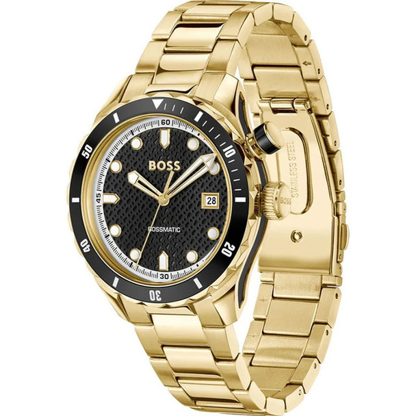 Hugo Boss Bossmatic Men's Black Dial Automatic Watch 1514180