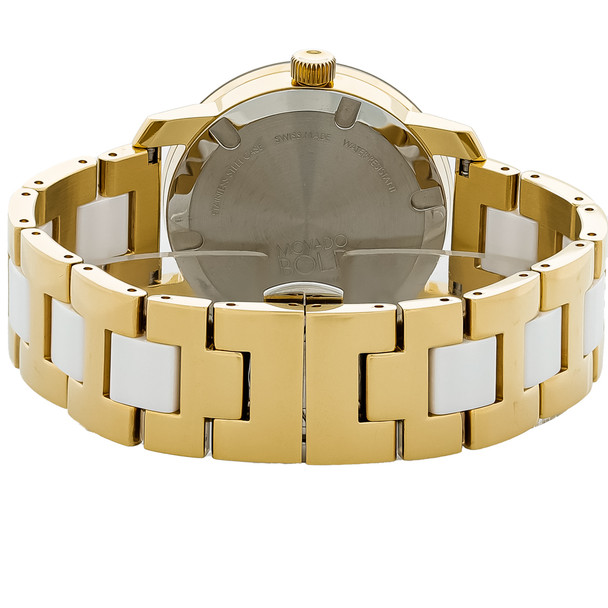 Movado Bold Women's Gold Tone Plated Stainless Quartz Watch 3600892