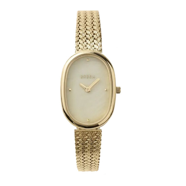 Breda Jane Women's Tethered Gold Champagne Quartz 1741N