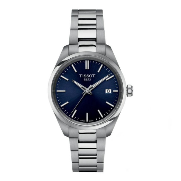 Tissot PR 100 Women's Blue Dial Stainless Steel Quartz Watch T150.210.11.041.00