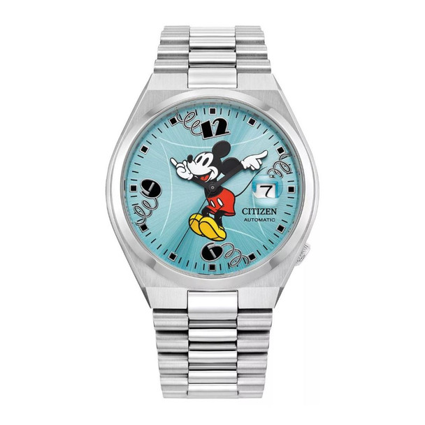 Citizen Unisex TSUYOSA Mickey Mouse Automatic Blue Dial Watch NJ0156-50L