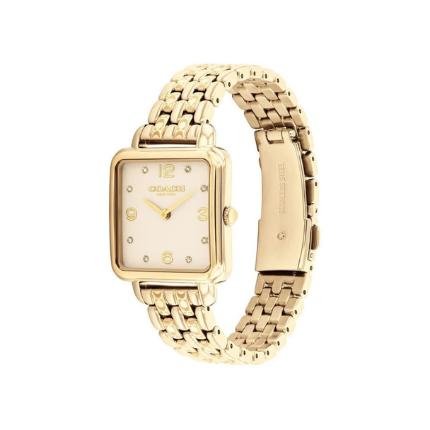 Coach Women's Cass Champagne Dial Quartz Watch 14504495