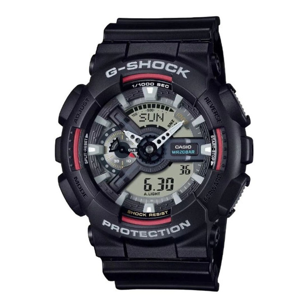 Casio G-Shock GA-010 Series Men's Black Dial Quartz Watch GA110RL-1A