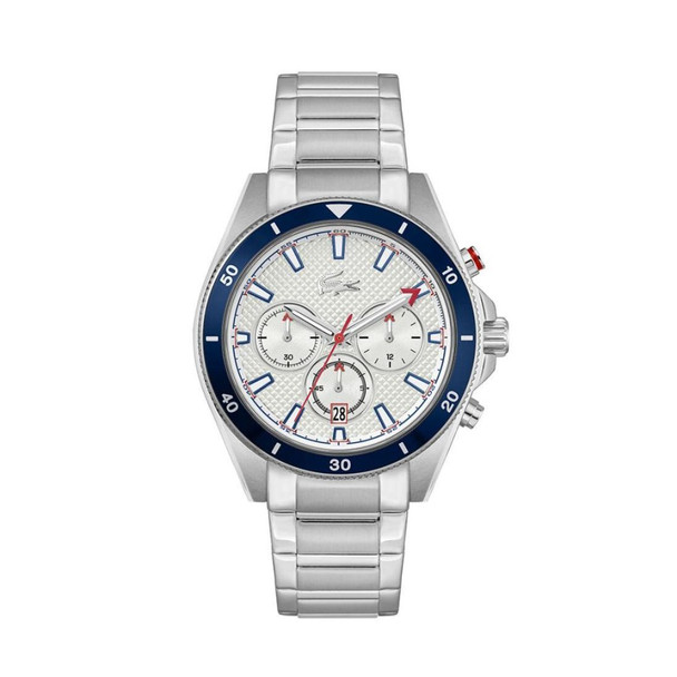 Lacoste Mainsail Men's Chronograph Silver Dial Quartz Watch 2011360