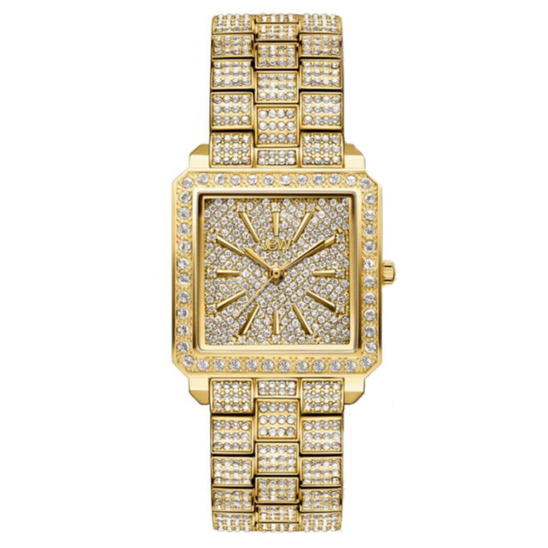 JBW Cristal 28 Women's Gold-Plated Stainless Steel Quartz Watch J6386A