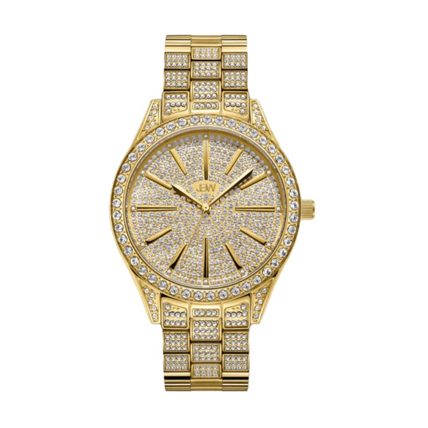 JBW Cristal 39 Women's 18K Gold-Plated Swiss Diamond Quartz Watch J6346A