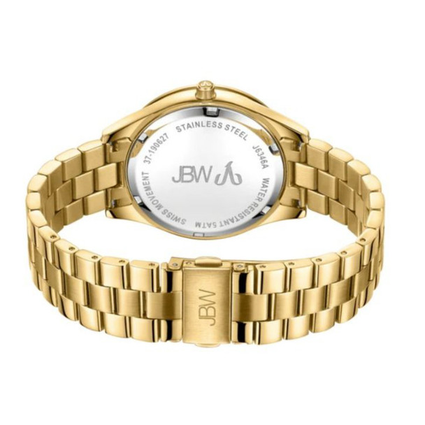 JBW Cristal 39 Women's 18K Gold-Plated Swiss Diamond Quartz Watch J6346A