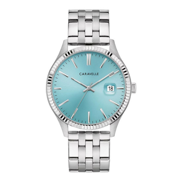 Caravelle by Bulova Dress Men's Blue Dial Quartz Watch 43B174