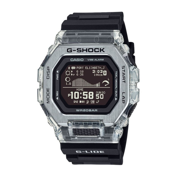 Casio G-Shock G-LIDE GBX-100 Series Digital Black Resin Watch GBX100S-1