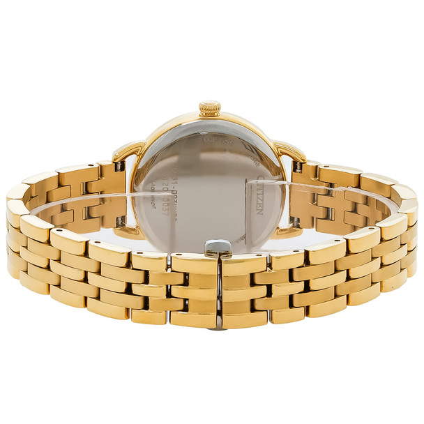 Citizen Eco-Drive Classic Women's Gold-Tone PVD Stainless Steel Watch EM1052-51A