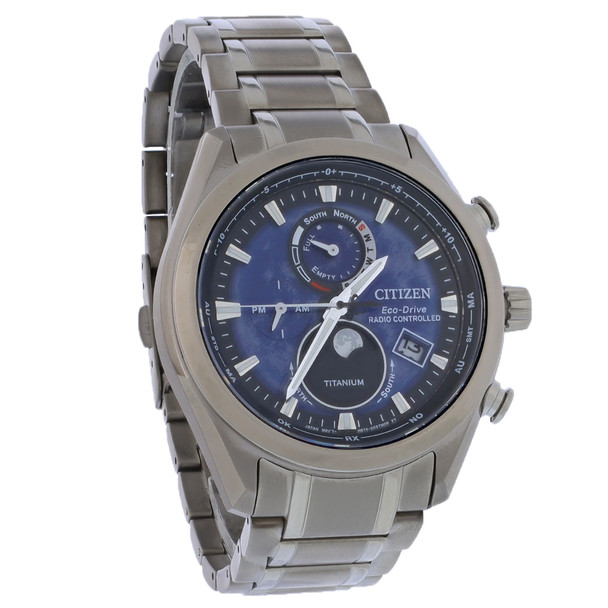 Citizen Tsuki-yomi A-T Men's Eco-Drive Chronograph Watch BY1010-57L