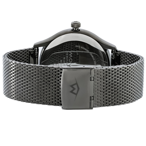 Movado Heritage Calendoplan Gunmetal PVD Men's Quartz Watch 3650119