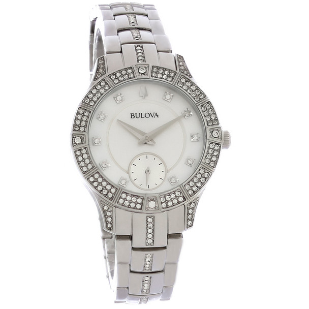 Bulova Women's Phantom Stainless Steel Crystal Quartz Watch 96L291