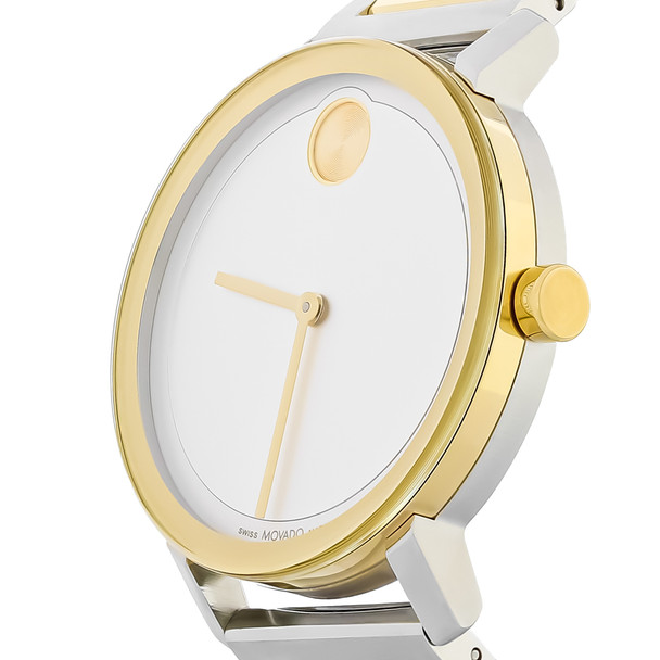 Movado Bold Evolution Men's Two Tone Stainless Steel Quartz Watch 3600887