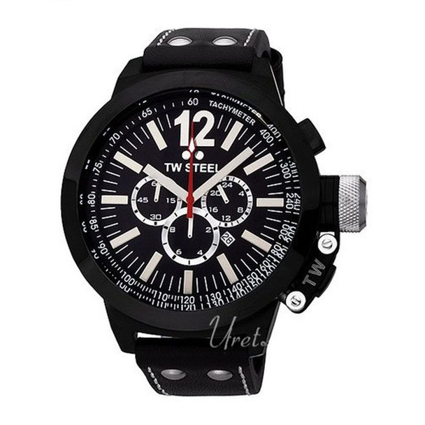 TW Steel CE1033 Men's Canteen Quartz Black Dial Watch
