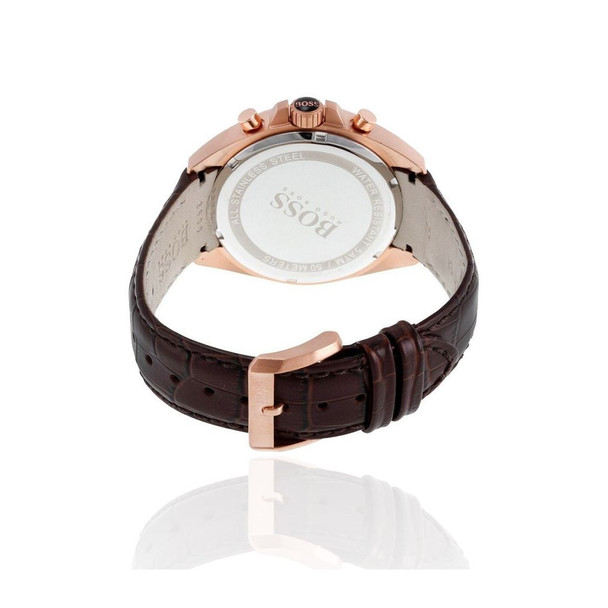 Hugo Boss Driver Men's Brown Leather Quartz Watch 1513093