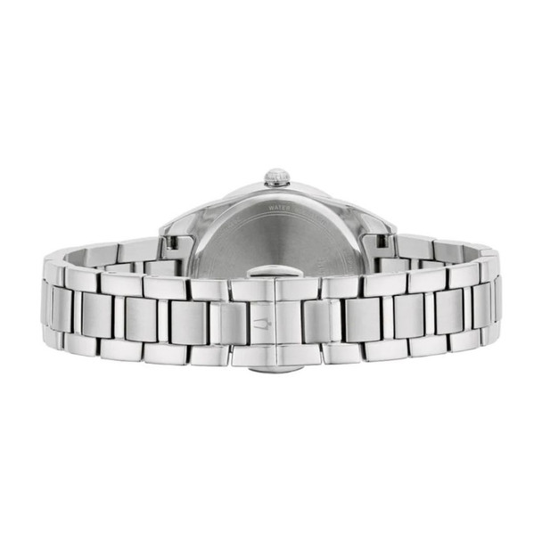 Bulova Diamond Women's Black Dial Quartz Watch 96P236