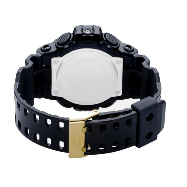 Casio G-Shock Men's Black & Gold Chronograph Quartz Watch GA710GB-1A