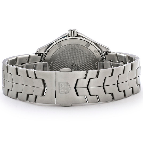 Tag Heuer Link Mens Diamond Black Dial Swiss Quartz Watch WAT1112.BA0950