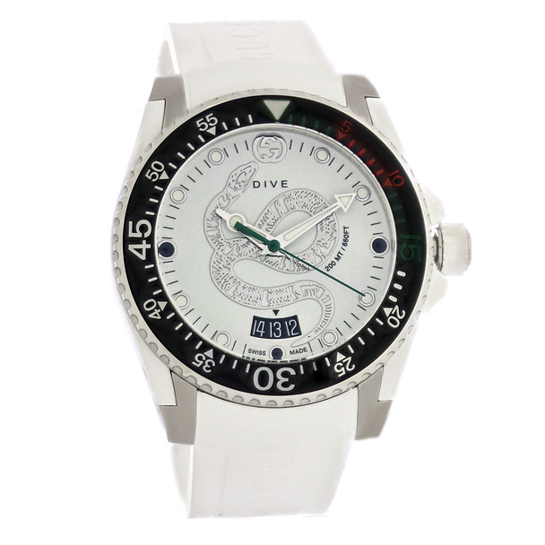Gucci Dive Unisex Stainless Steel Swiss Quartz Watch YA136330