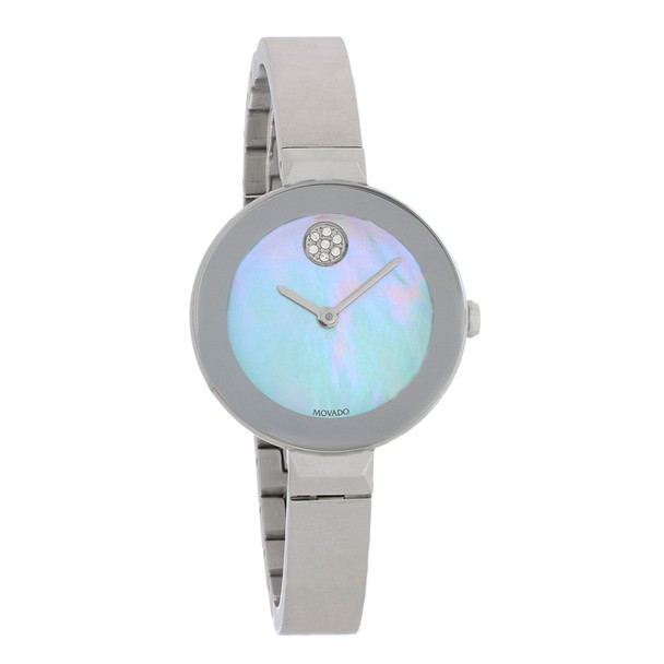 Movado Bold Ladies MOP Dial Stainless Steel Quartz Watch 3600629