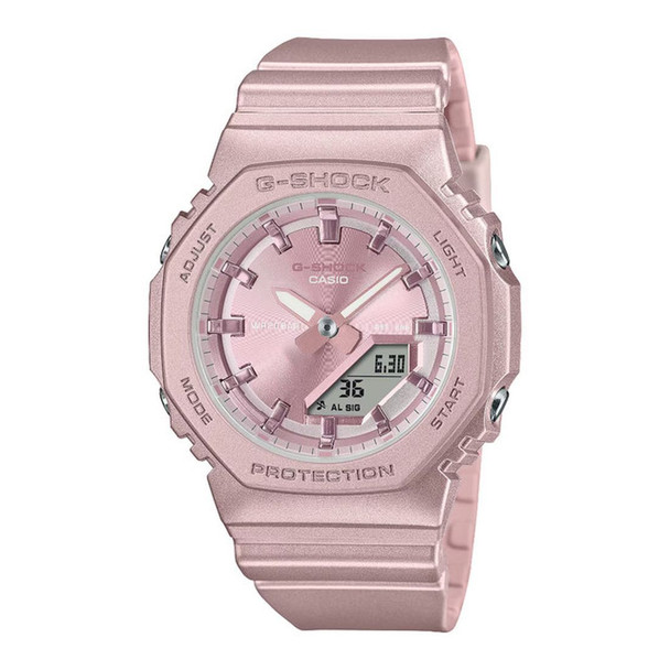 Casio P2100 Series Women's Pink Dial Quartz Watch GMA-P2100ST-4A