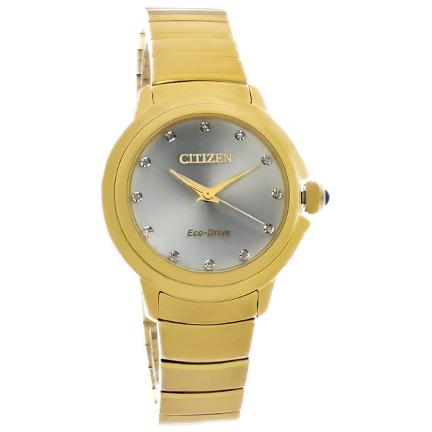 Citizen Eco-Drive CECI Women's Diamond Gold Tone Watch EM0952-55A
