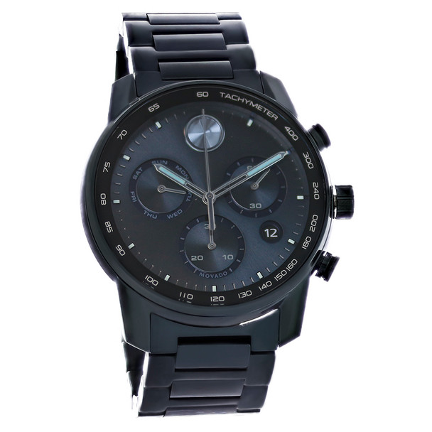 Movado Bold Verso Men's Stainless Steel Chronograph Quartz Watch 3600742