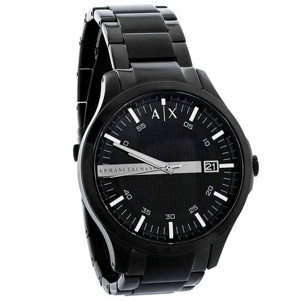 Armani Exchange Men's Hampton Black ION Stainless Steel Quartz Watch AX7101