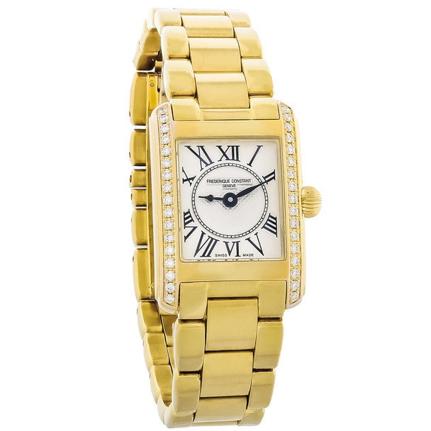 Frederique Constant Carree Series Women's Diamond Quartz Watch FC-200MCD15B