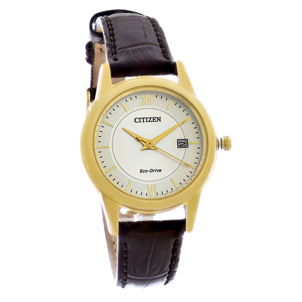 Citizen Eco-Drive Women's Gold Tone PVD Stainless Steel Watch FE1082-05A
