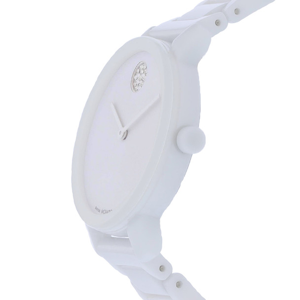 Movado Bold Evolution 2.0 Women's White Ceramic Quartz Watch 3601233