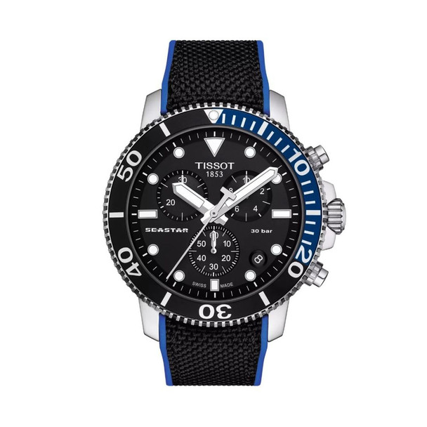 Tissot Seastar 1000 Chronograph Men's Black Dial Quartz Watch T120.417.17.051.03