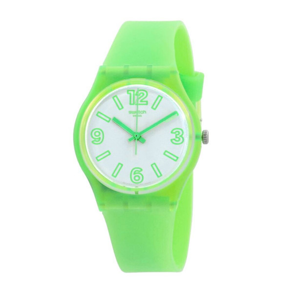 Swatch Electric Frog Unisex Neon Green Quartz Watch GG226