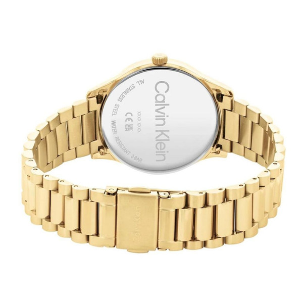 Calvin Klein Iconic Bracelet Women's Champagne Dial Quartz Watch 25200043