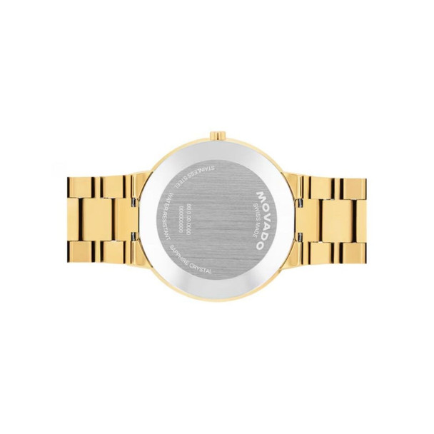 Movado Men's Black Dial Quartz Watch 0608056