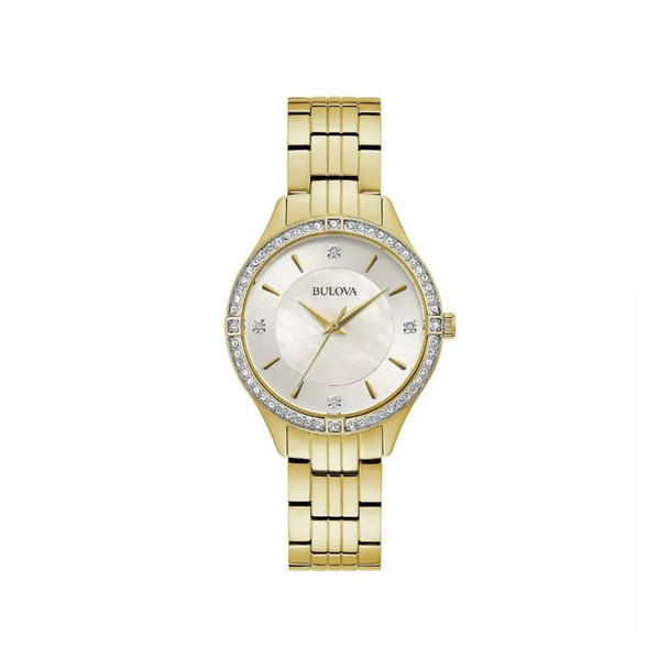 Bulova Classic Women's Mother of Pearl Dial Quartz Watch 98L274