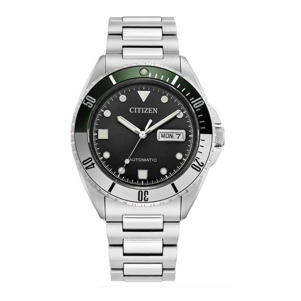 Citizen Classic Men's Black Dial Stainless Steel Automatic Watch NH7531-50E