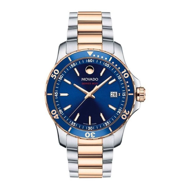 Movado Series 800 Blue Dial Quartz Watch 2600149