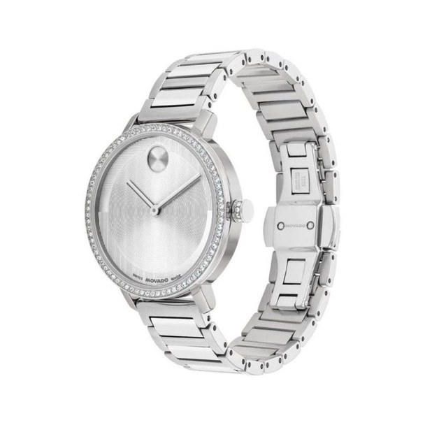 Movado BOLD Evolution 2.0 Women's Silver Dial Quartz Watch 3601277