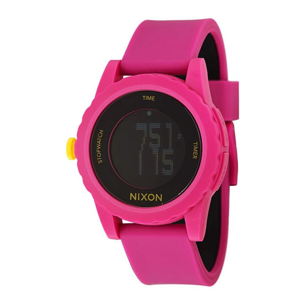 Nixon The Genie Women's Digital Pink Strap Quartz Watch A326644