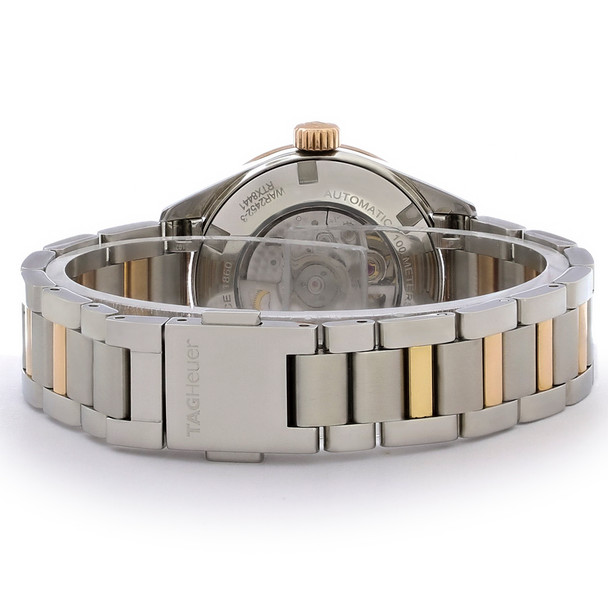 Tag Heuer Carrera Women's Diamond 18kt Rose Gold Automatic Watch WAR2452.BD0777