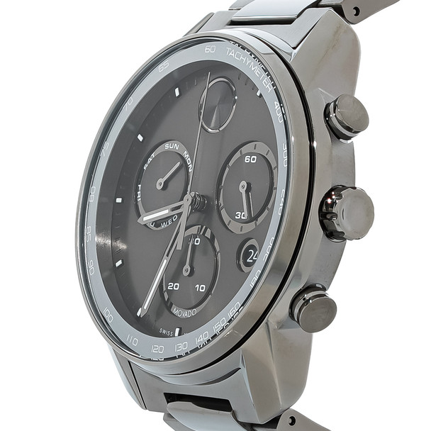Movado Bold Verso Men's Chronograph Gunmetal ION Stainless Quartz Watch 3600867