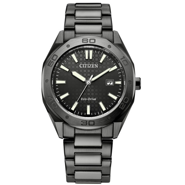 Citizen Eco-Drive Black Dial Men's Watch BM7637-81H