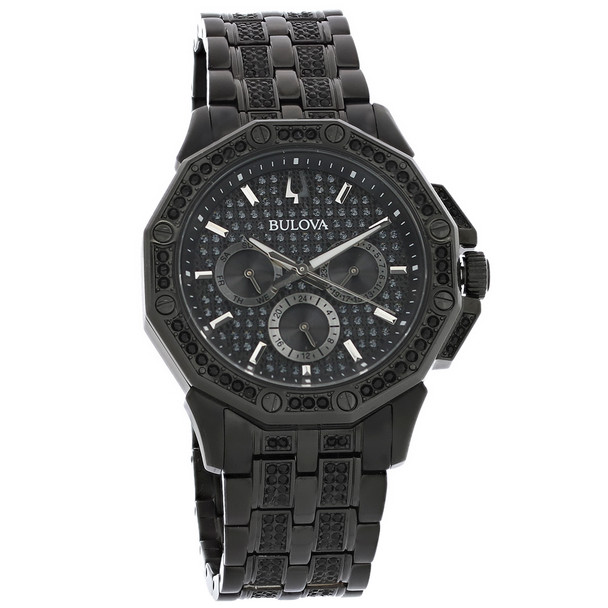 Bulova Octava Multifunction Men's Crystal Quartz Watch 98C134