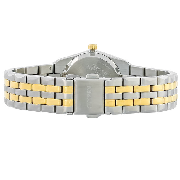 Citizen Eco-Drive Corso Women's White Dial Two Tone Watch EW2299-50A