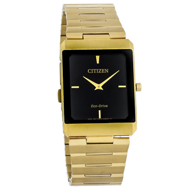 Citizen Eco-Drive Stiletto Men's Gold-Tone Stainless Watch AR3102-51E