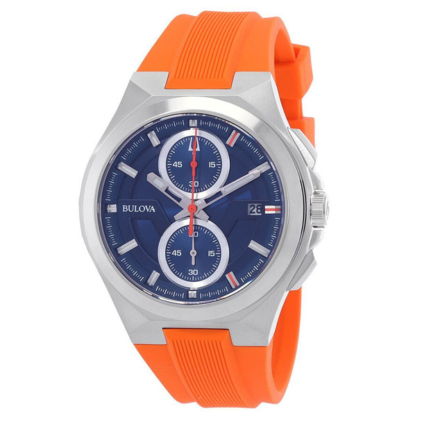 Bulova Marc Anthony Maquina Collection Men's Quartz Blue Dial Watch 96B407