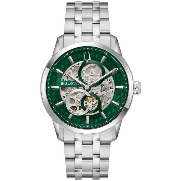 Bulova Sutton Men's Stainless steel Automatic Watch 96A329